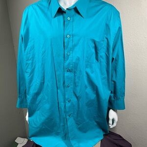 Teal Button-Up Shirt